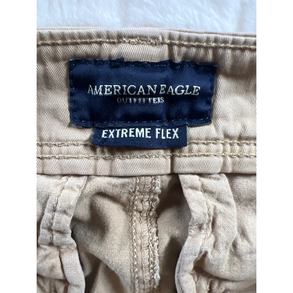 American‎ Eagle Mens Khaki Pants Original Boot Extreme Flex Casual 26x28